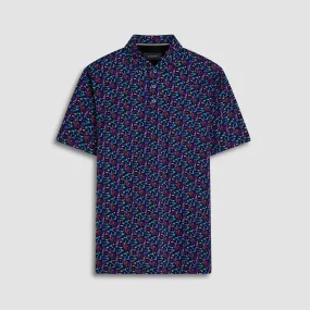 Hendrix Abstract Print Polo Shirt