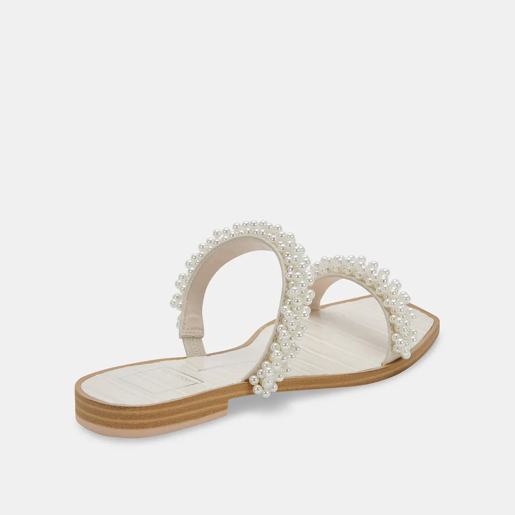 IVEE SANDALS VANILLA PEARLS– Dolce Vita 6706138447938