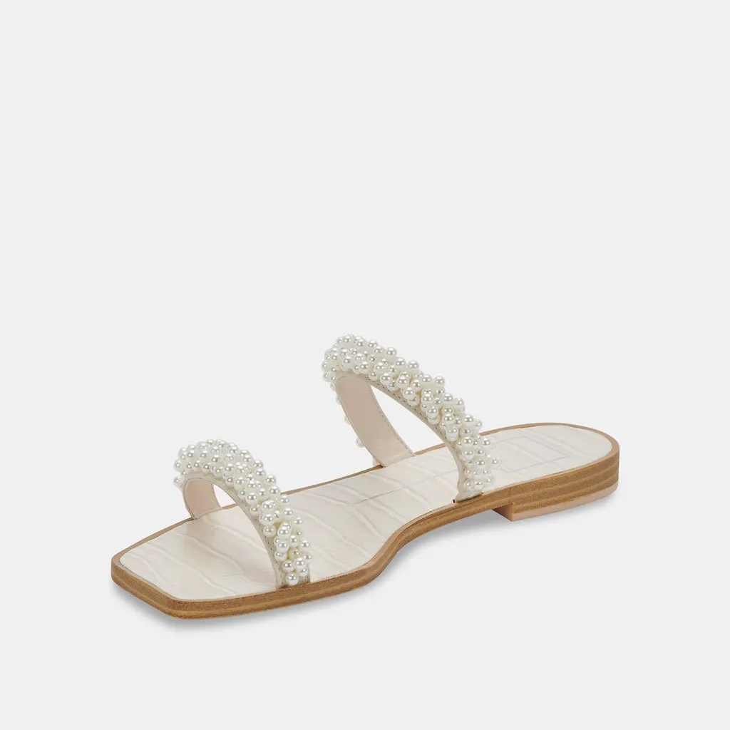 IVEE SANDALS VANILLA PEARLS– Dolce Vita 6706138447938