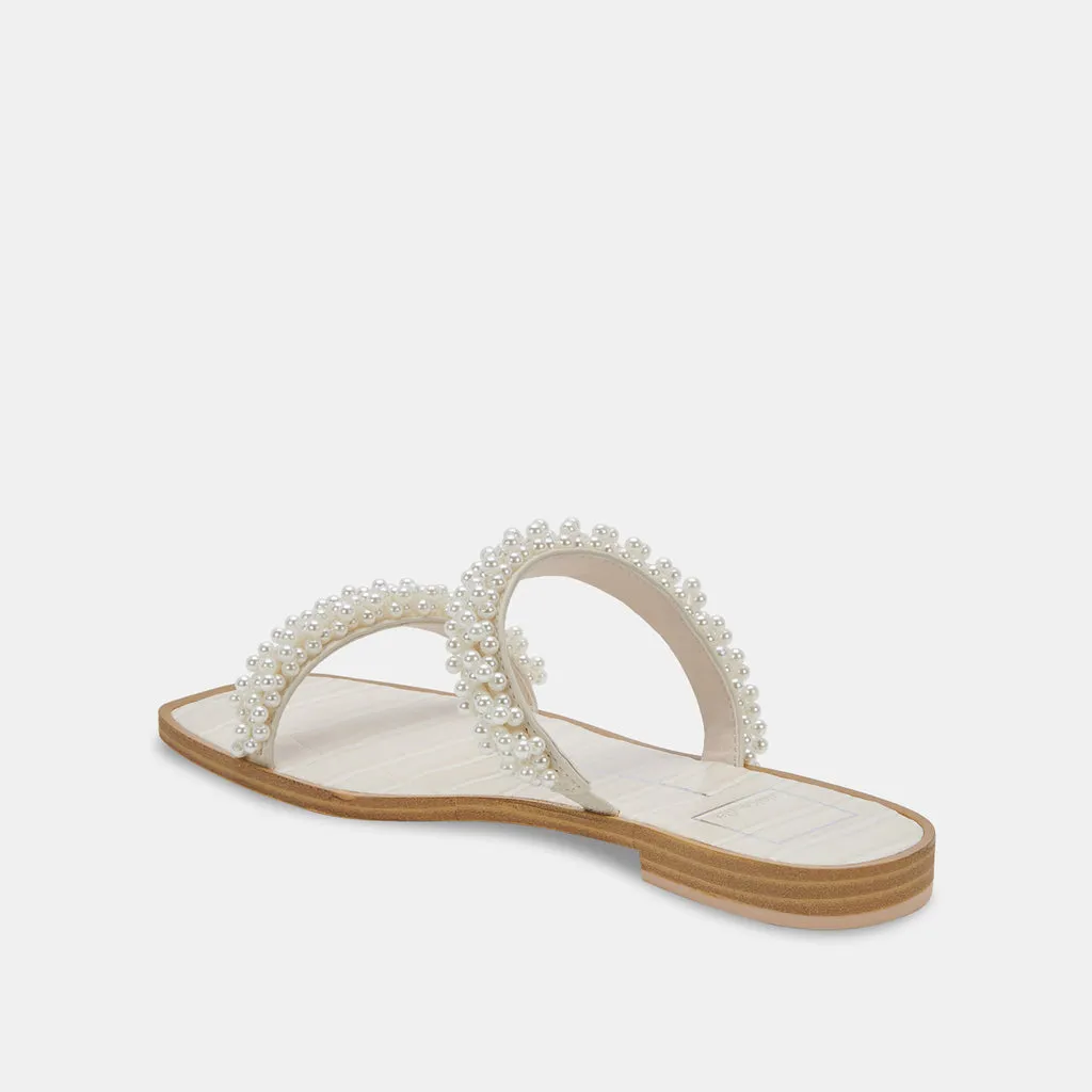 IVEE SANDALS VANILLA PEARLS– Dolce Vita 6706138447938