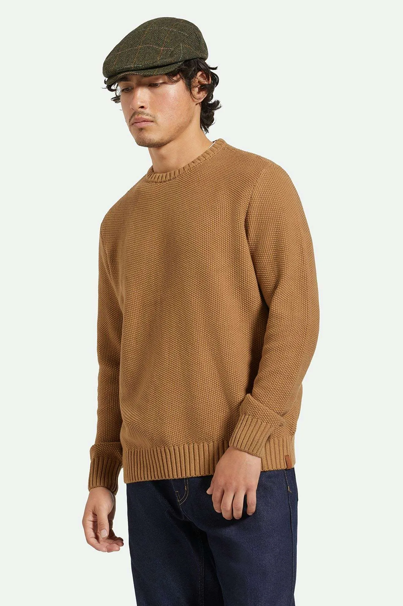 Jacques Waffle Knit Sweater - Tiger's Eye