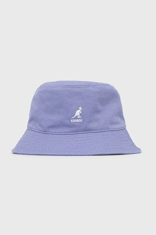 Kangol cotton hat violet color