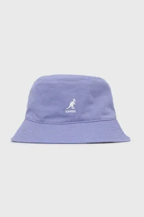 Kangol cotton hat violet color