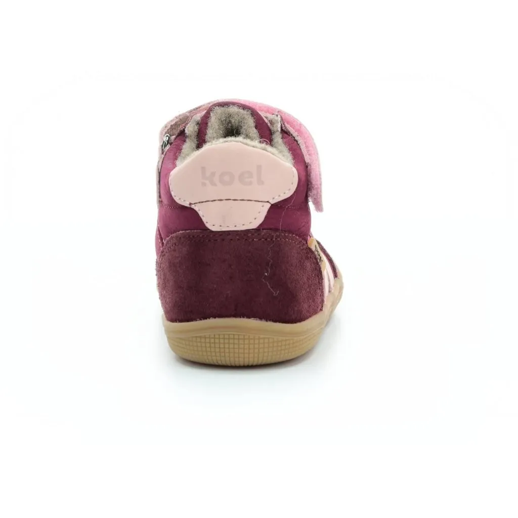 Koel4kids Daniel Tex pink winter barefoot shoes