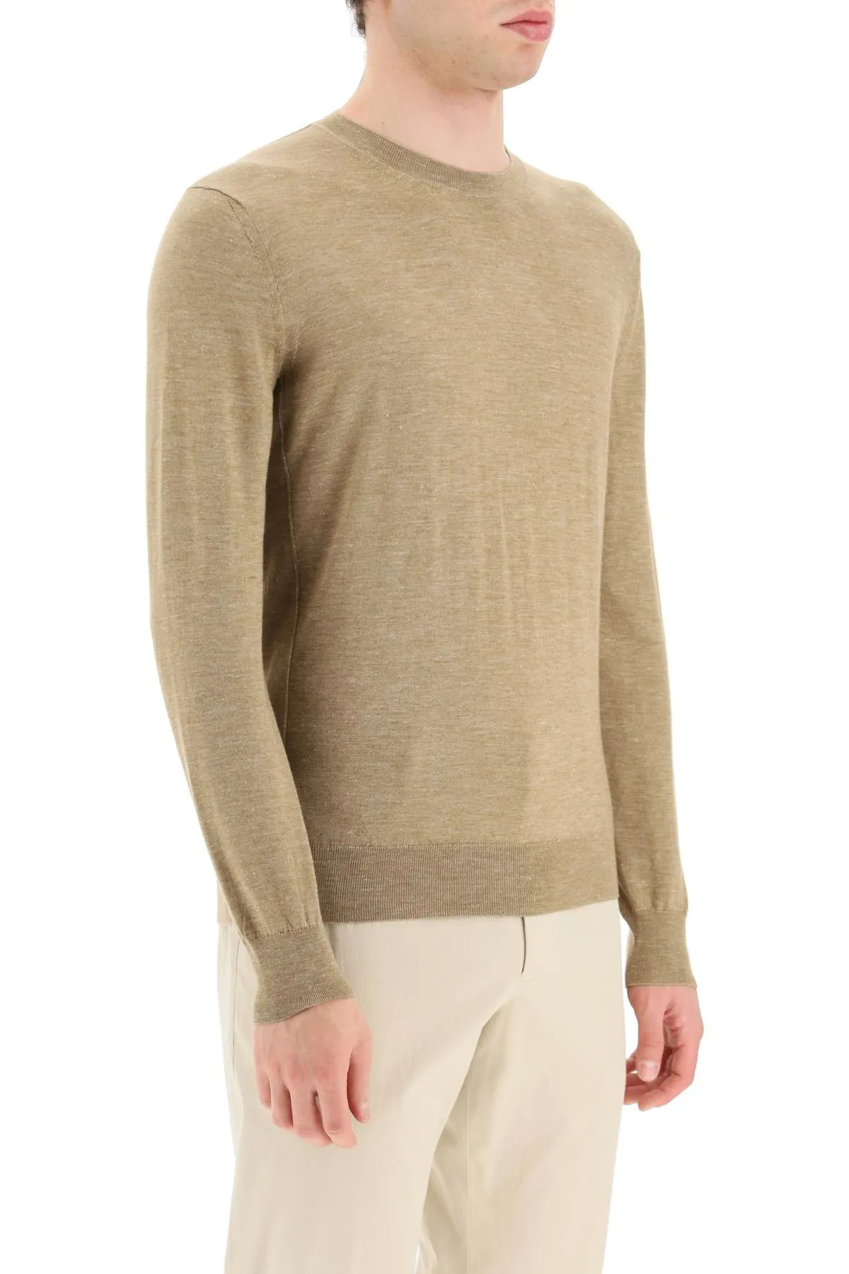 Lightweight Silk Cashmere And Linen Sweater