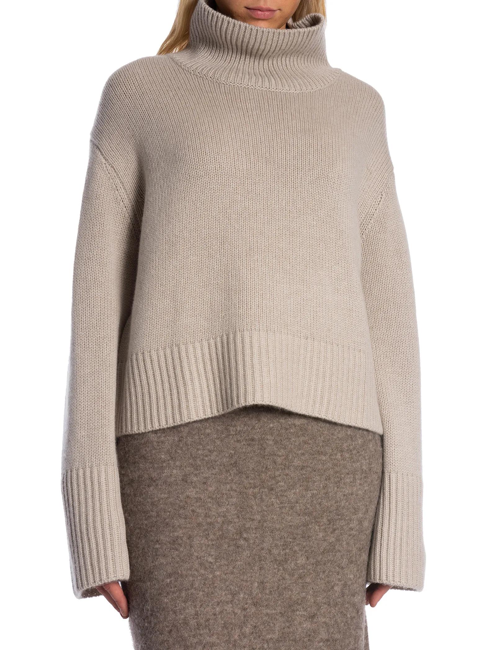 LISA YANG SWEATER FLEUR SAND