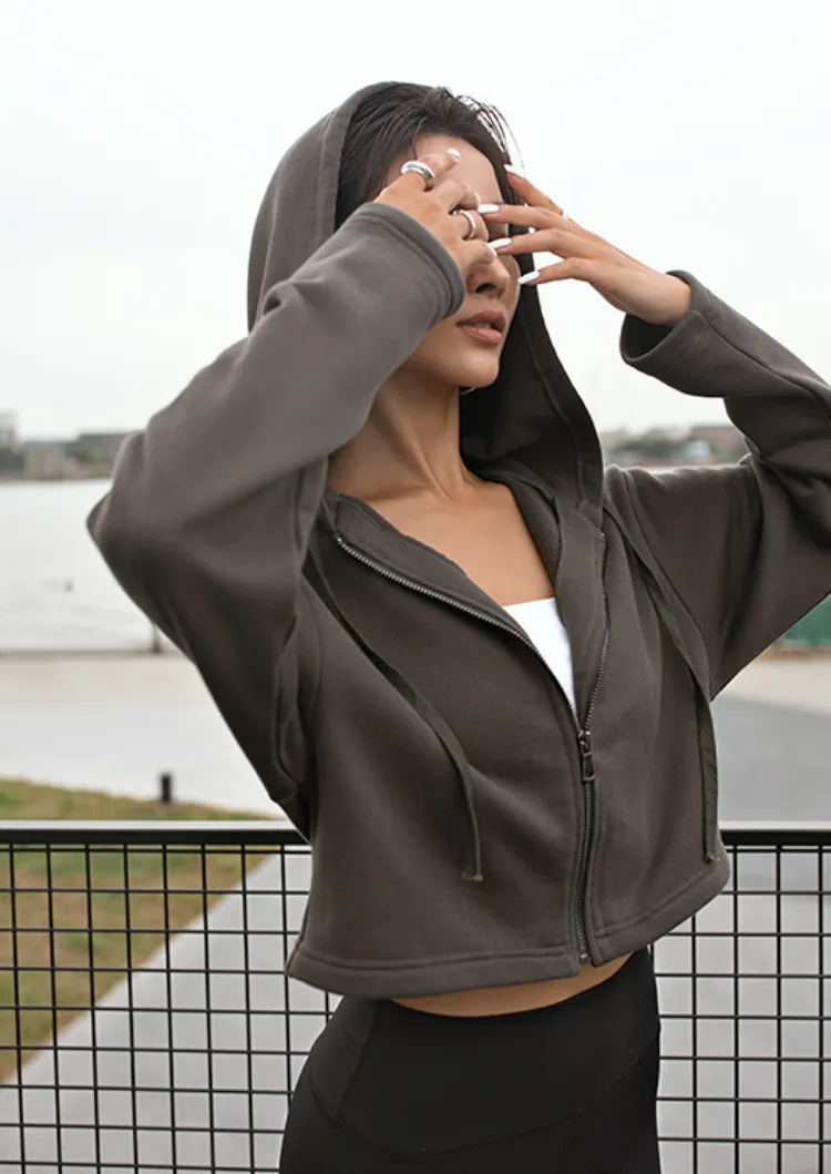 Loose Hoody Jacket