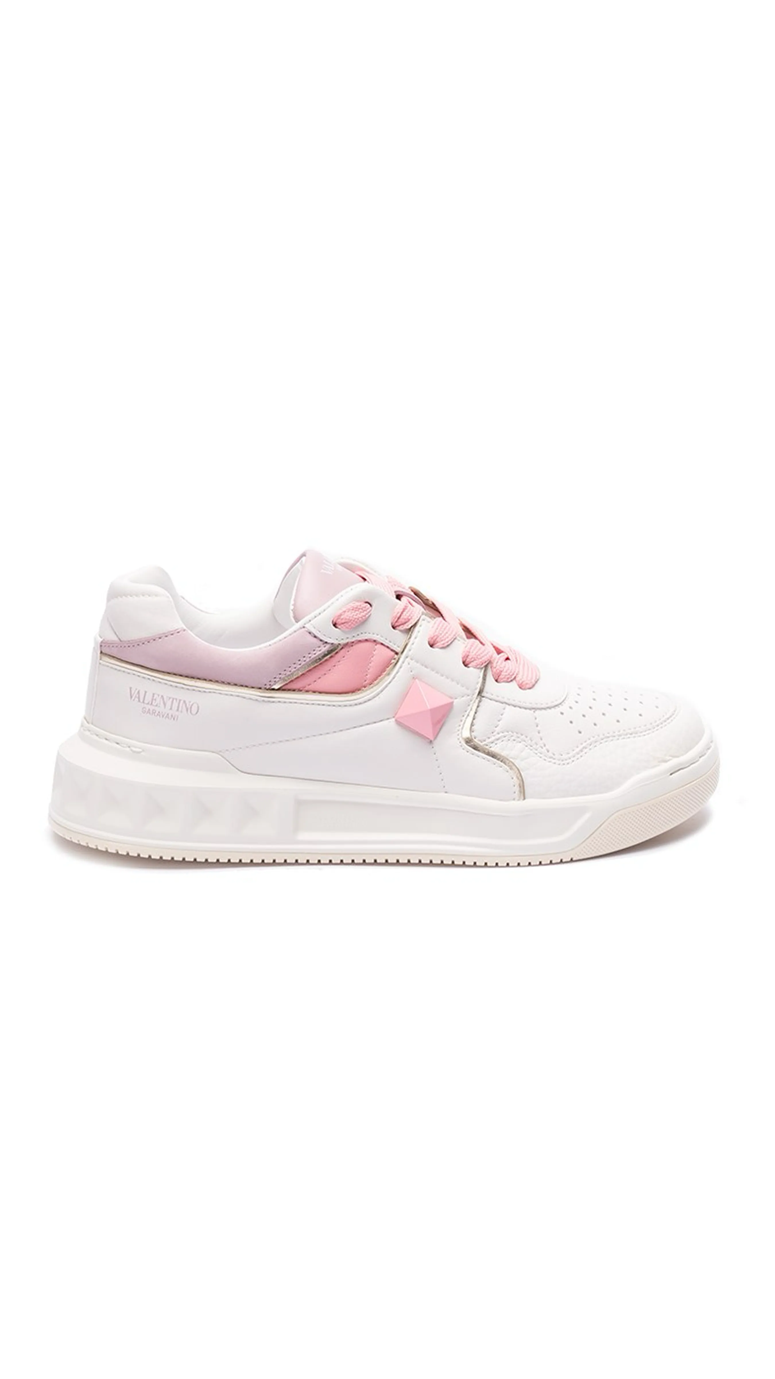 Low Top Sneakers - White\Pink