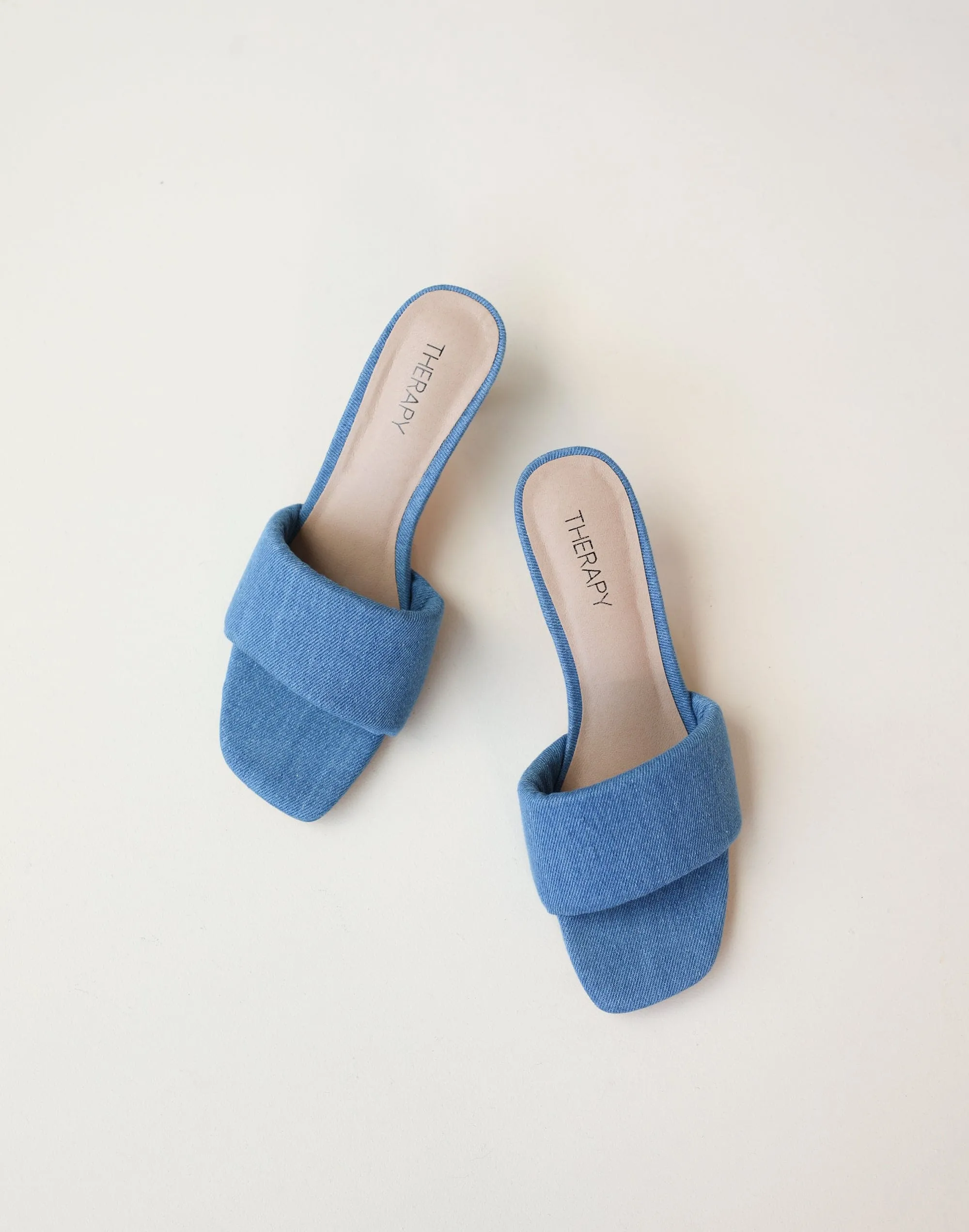 Luxe Heels (Blue Denim) - By Therapy