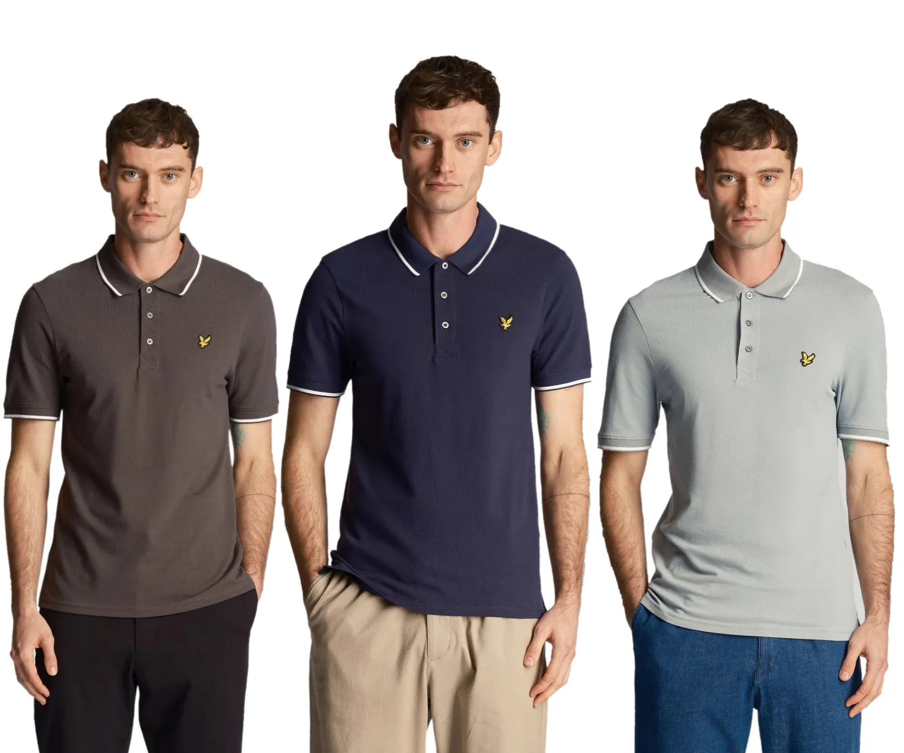 Lyle & Scott Mens Tipped Polo Shirt