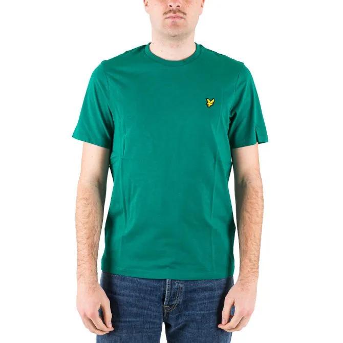 LYLE & SCOTT T-SHIRT PLAIN TS400 COURT GREEN