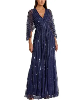 Mac Duggal Womens Embellished Special Occasion Evening Dress