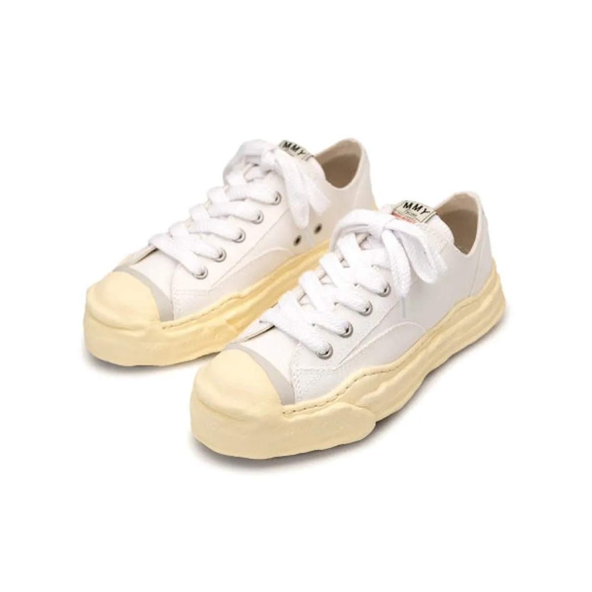 Maison Mihara Yasuhiro White Hank Low-Top Sneakers