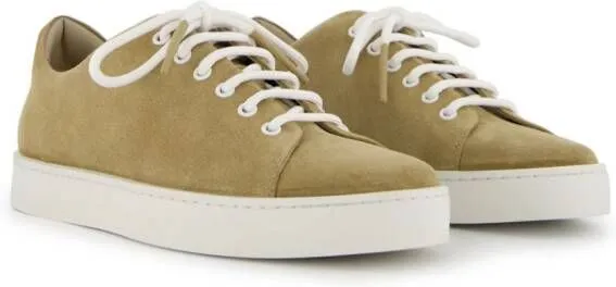 Manolo Blahnik Semanado suede sneakers Neutrals