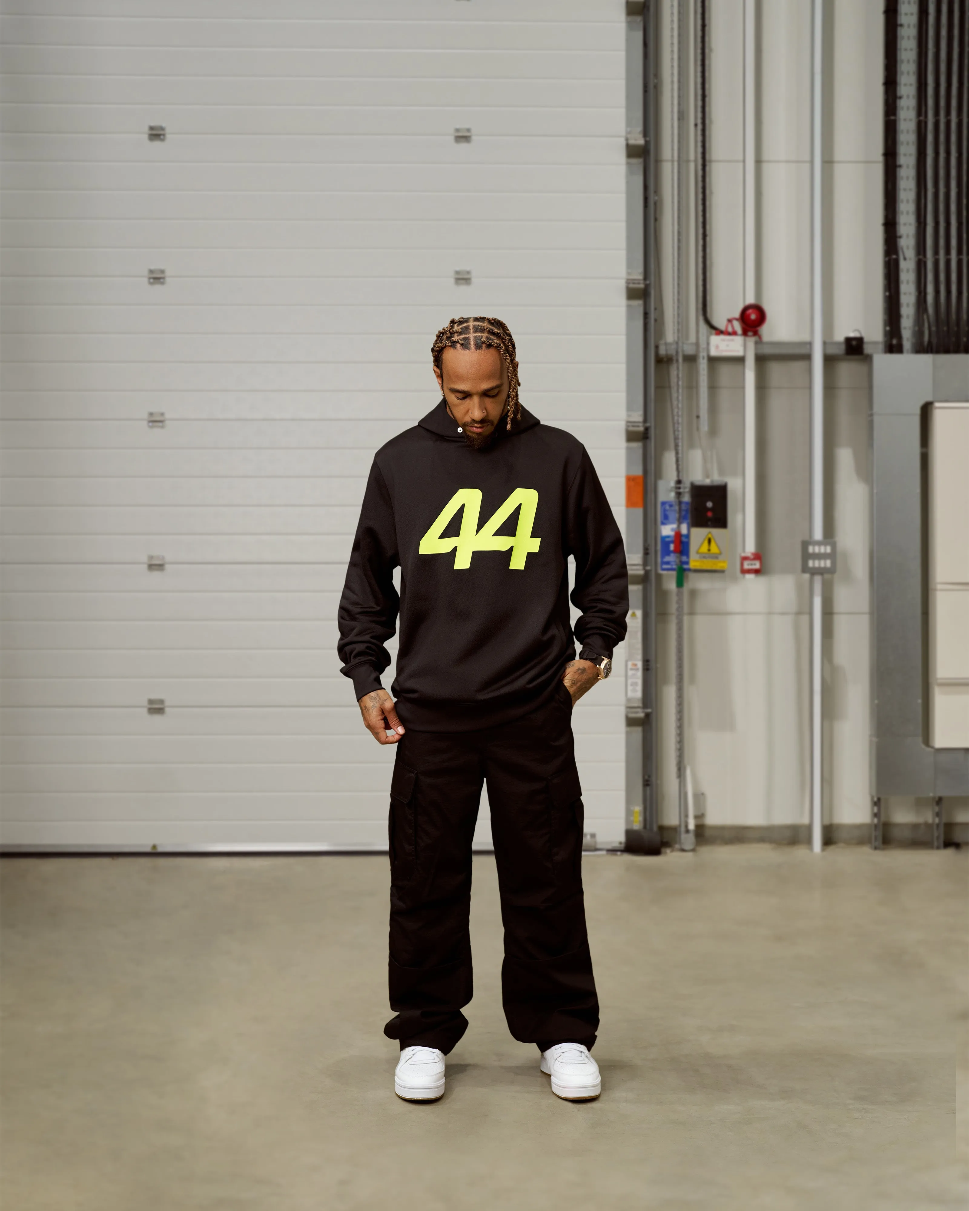 Mens Lewis Hamilton Hoody Black