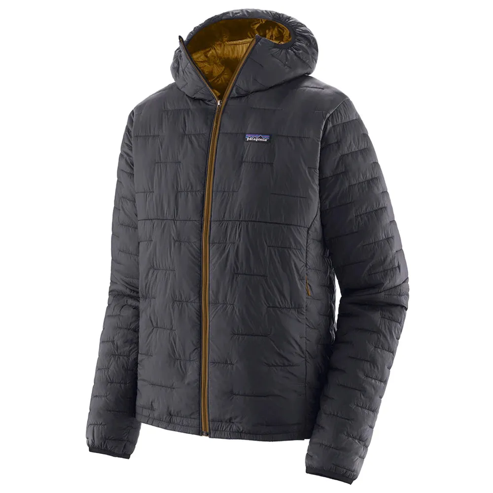 Men's Micro Puff Hoody - Smolder Blue w/Raptor Brown