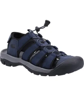 Mens peru sandals navy Hush Puppies