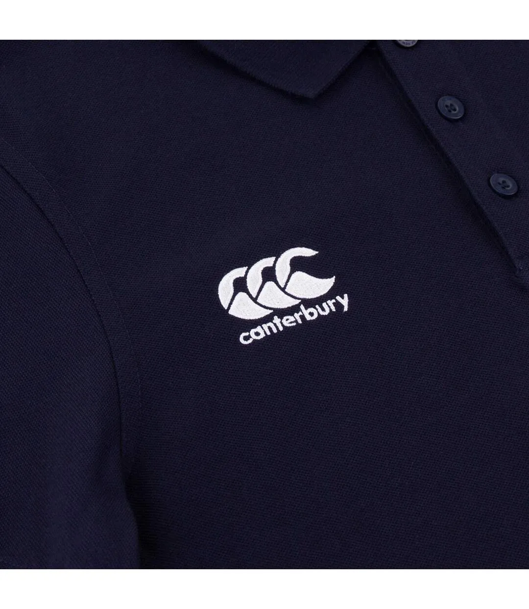 Mens waimak polo shirt navy Canterbury