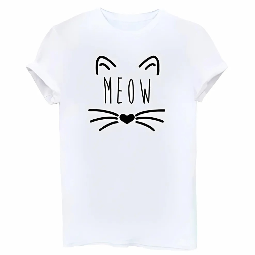 MEOW Pattern Tee