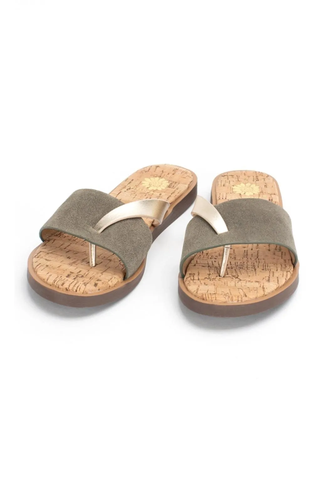 Metallic Strap Sandal