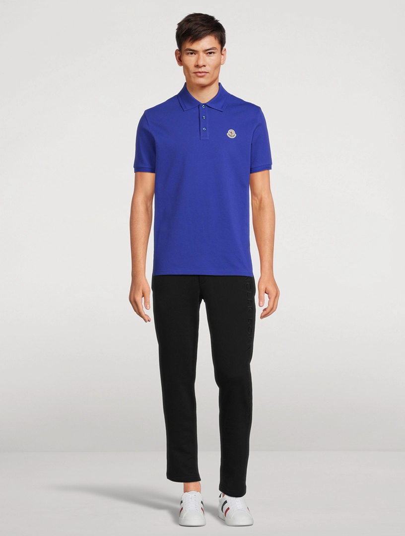 MONCLER Cotton Logo Polo Shirt