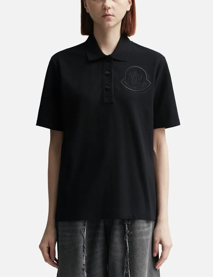 Moncler Embroidered Logo Polo Shirt