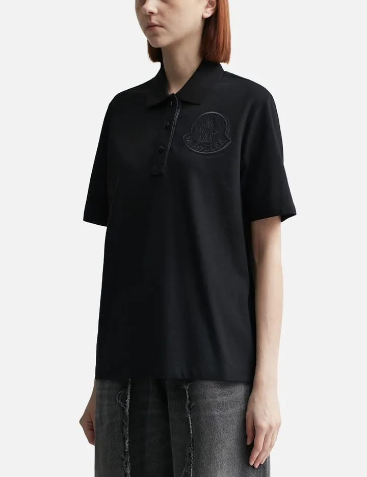 Moncler Embroidered Logo Polo Shirt