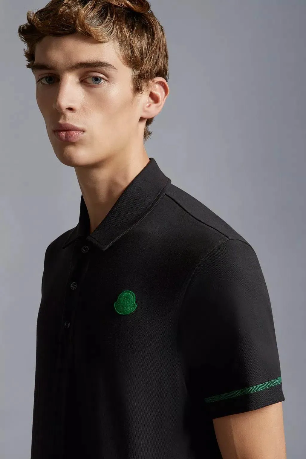 MONCLER  |Logo Patch Polo Shirt