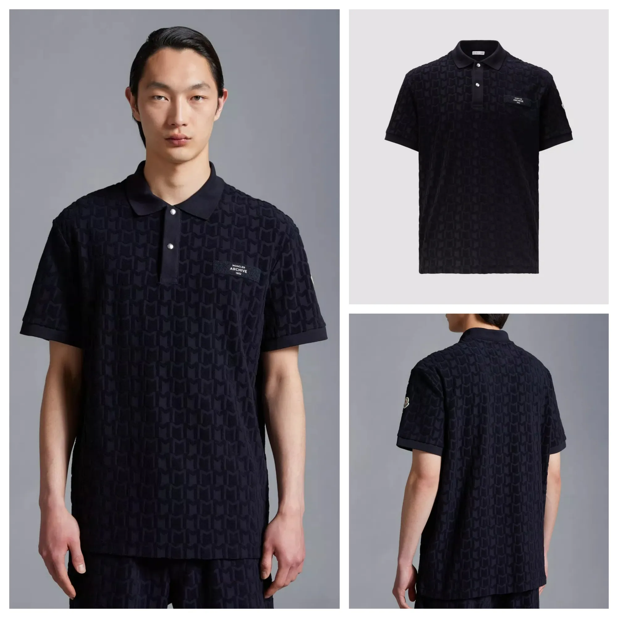 MONCLER  |Terrycloth Polo Shirt