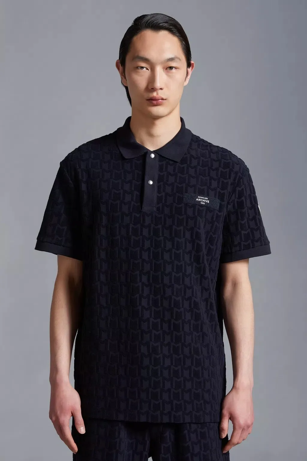 MONCLER  |Terrycloth Polo Shirt