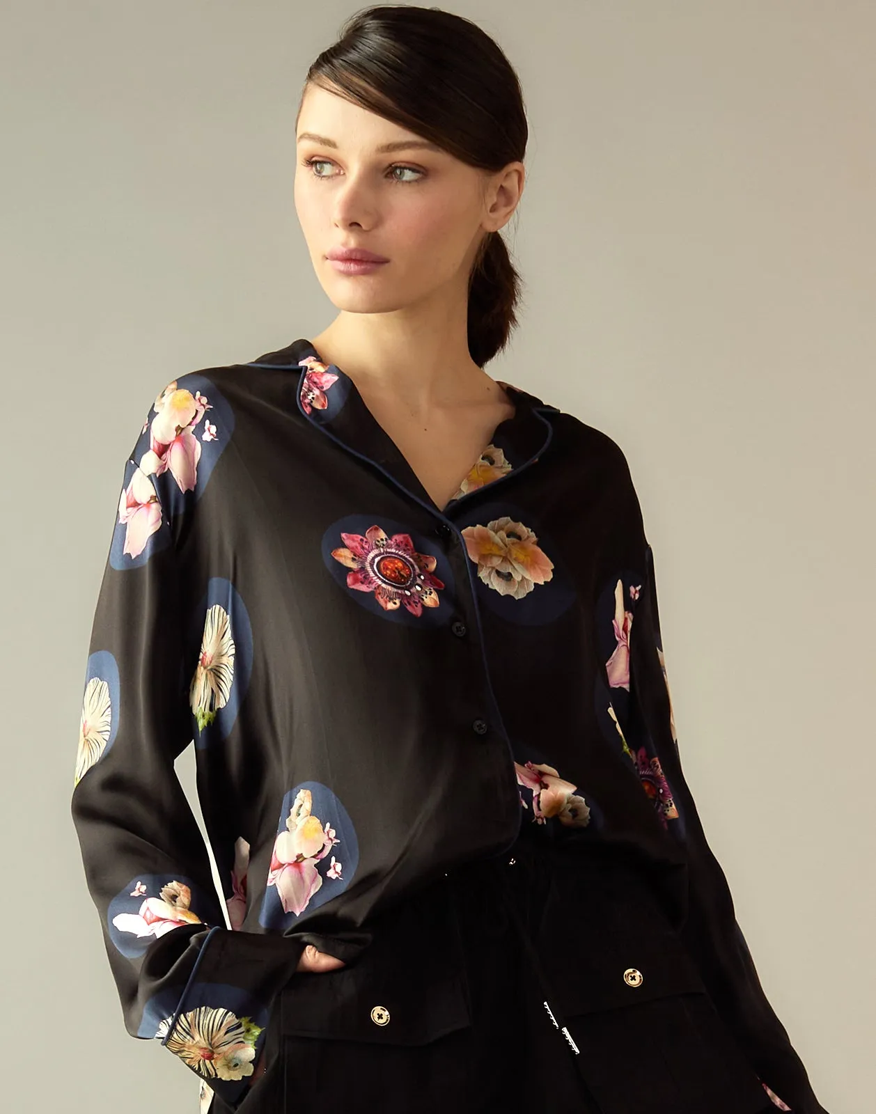 Moonlit Petal Blouse