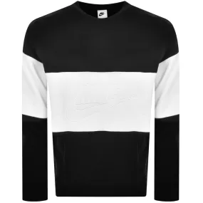 Nike Colour Block Sweatshirt Black