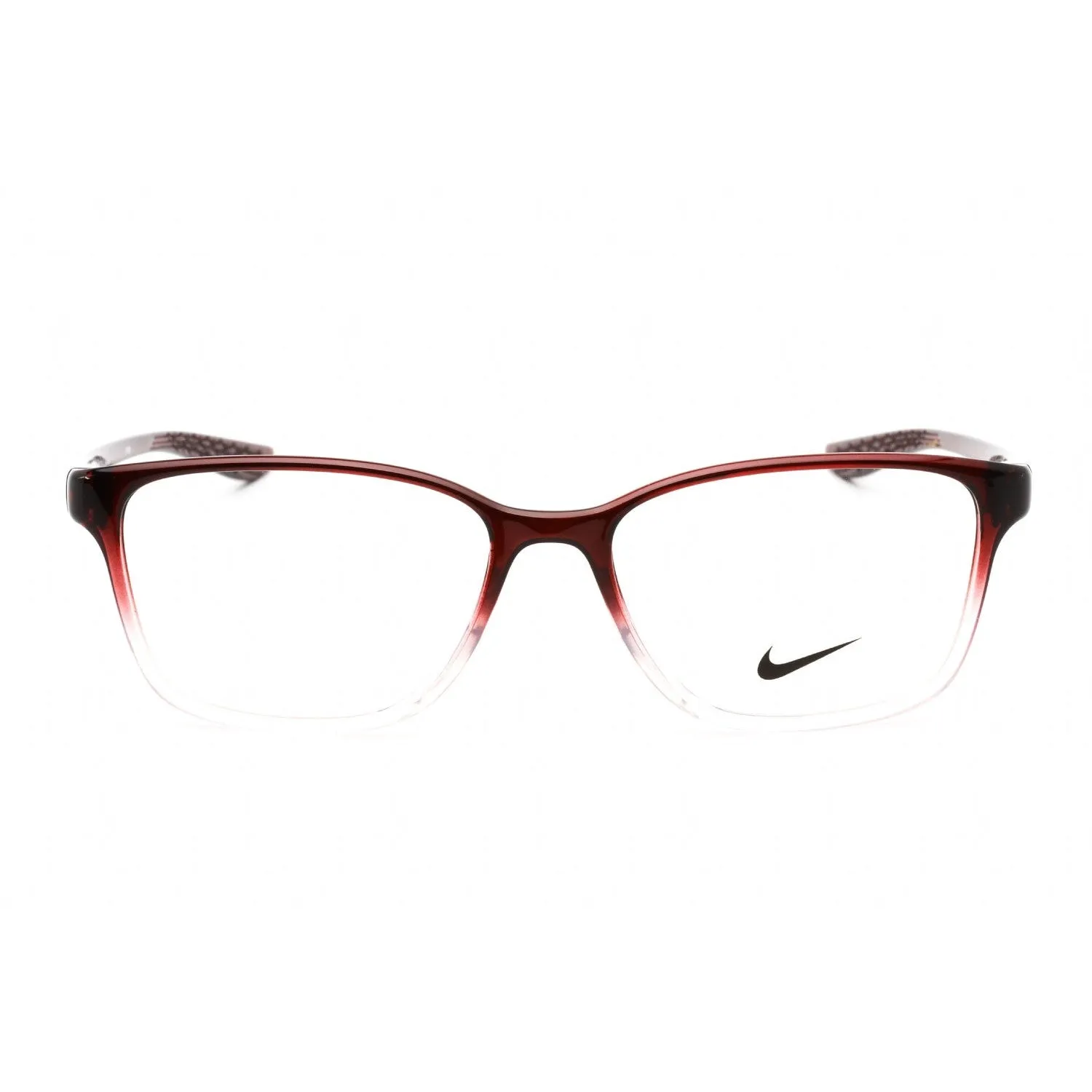 Nike NIKE 7027 Eyeglasses DARK BEETROOT FADE/Clear demo lens