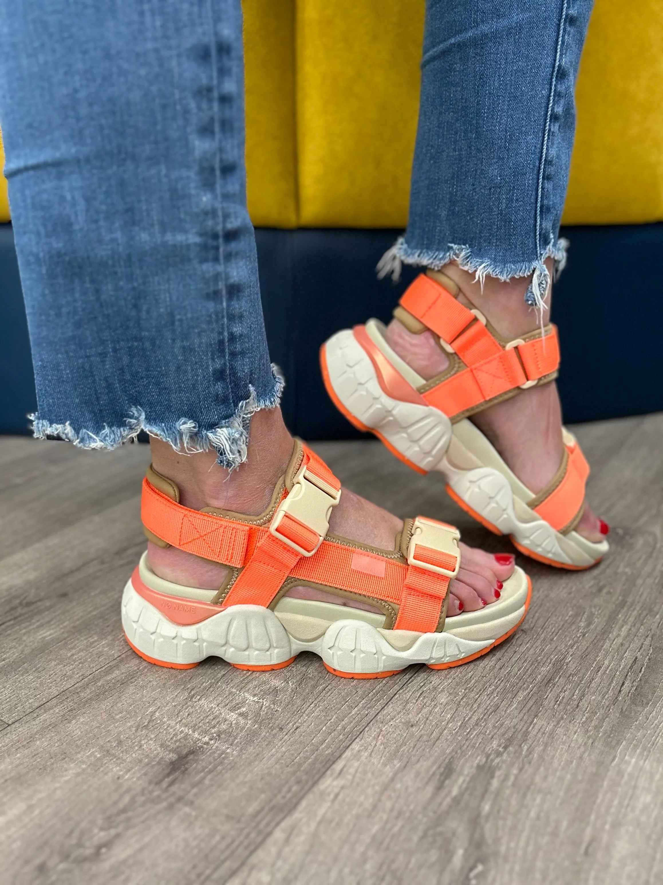 No Name Krazee Sandal Fluo Orange