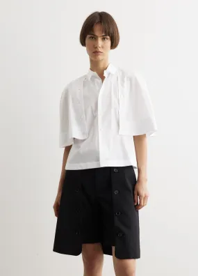 Noir Kei Ninomiya -  Double Layered Blouse - Blouse