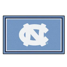 North Carolina Tar Heels 4x6 Rug with NC Logo by Fanmats