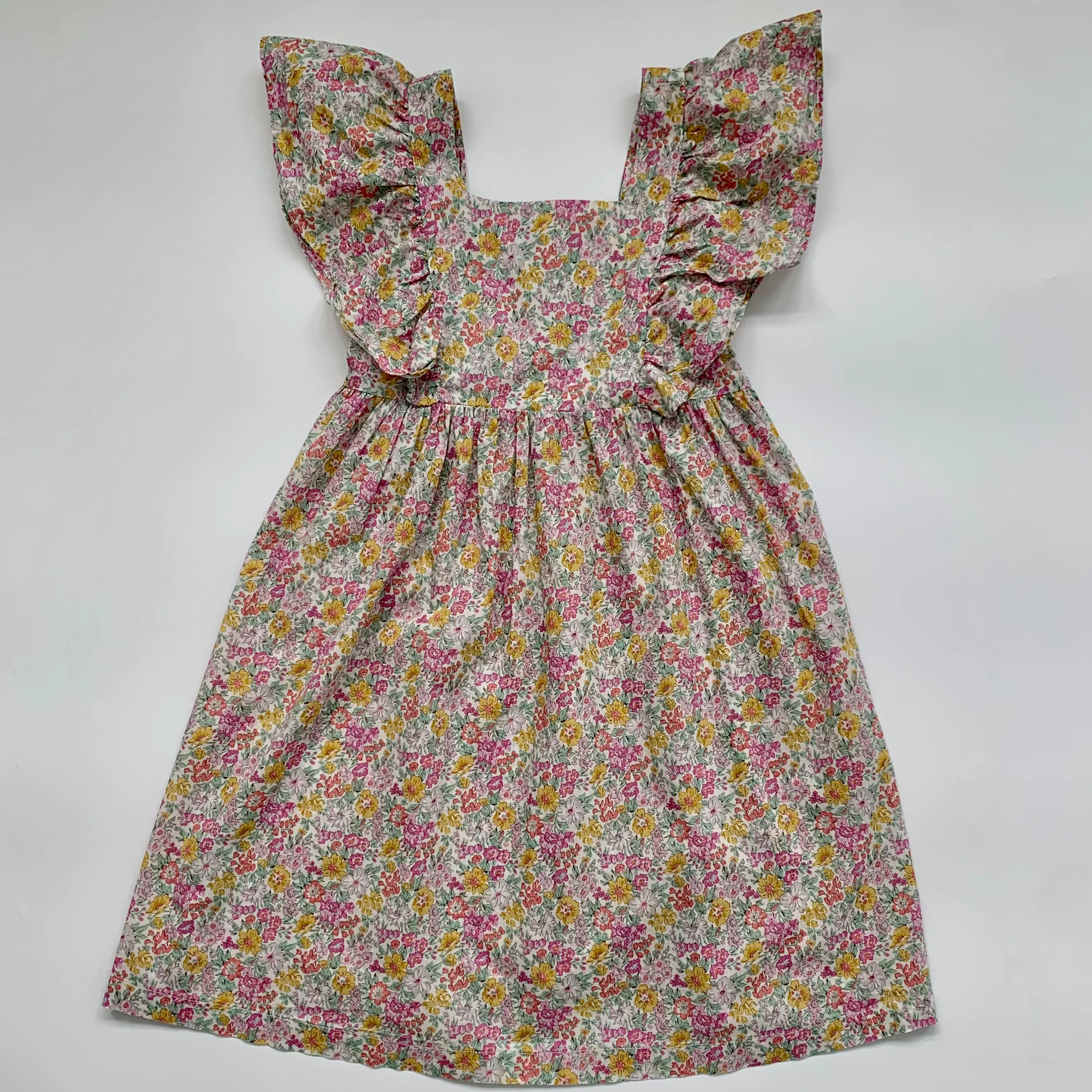 Olivier London Liberty Print Cotton Dress: 7-8 Years