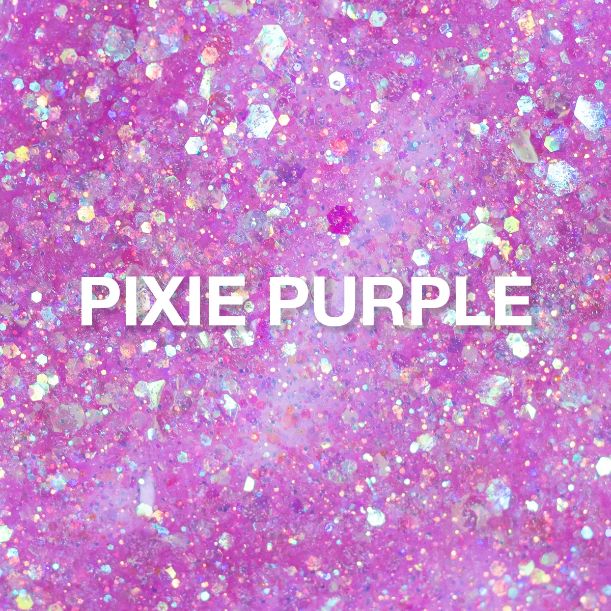 P+ Pixie Purple, Glitter Gel Polish, 15 ml (D)