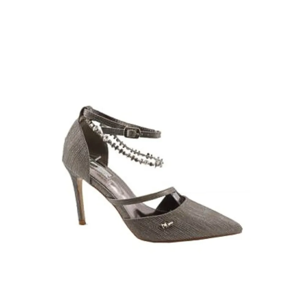 Plum Footwear Pl306647 Ladies Minaca Heels Pewter