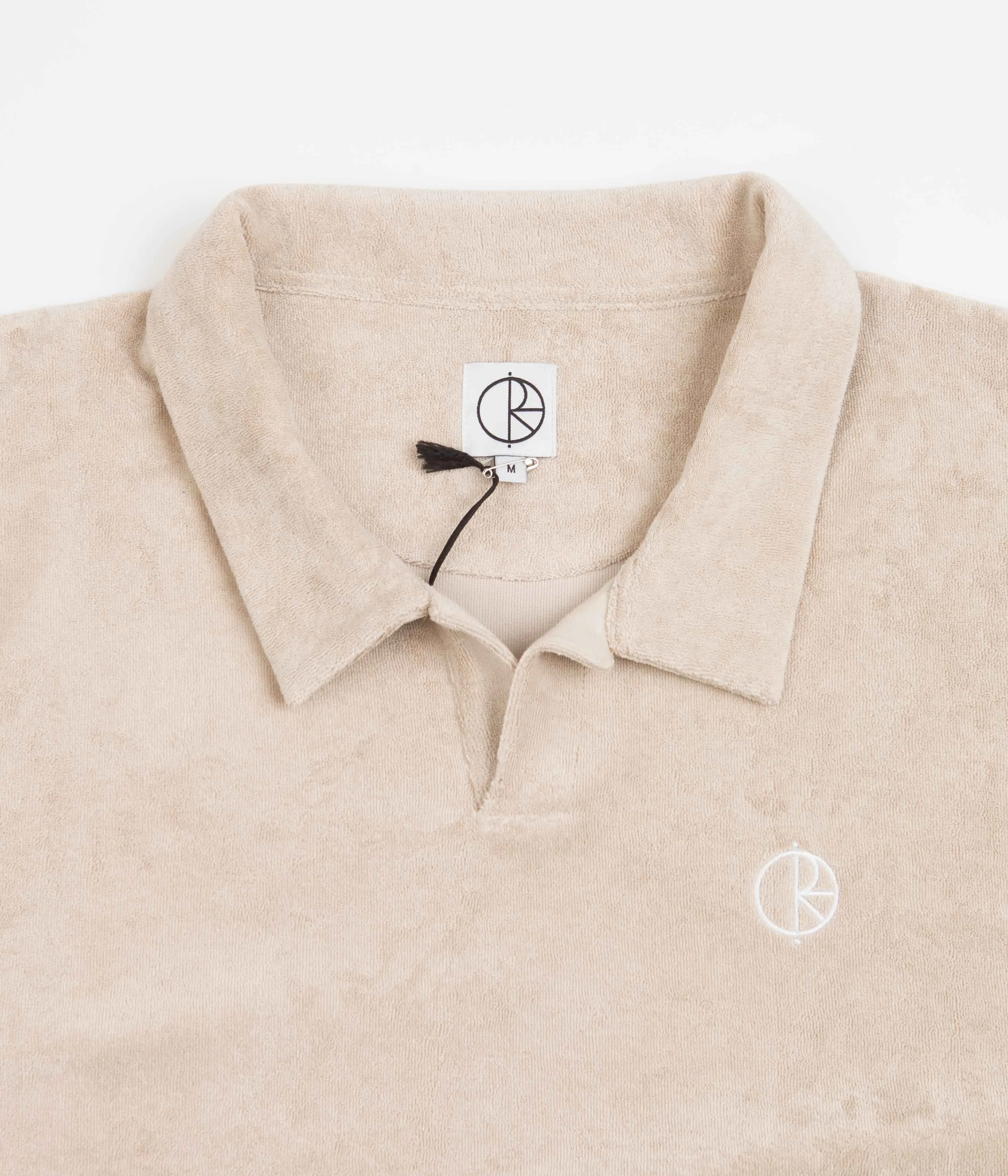 Polar Open Collar Polo Shirt - Sand