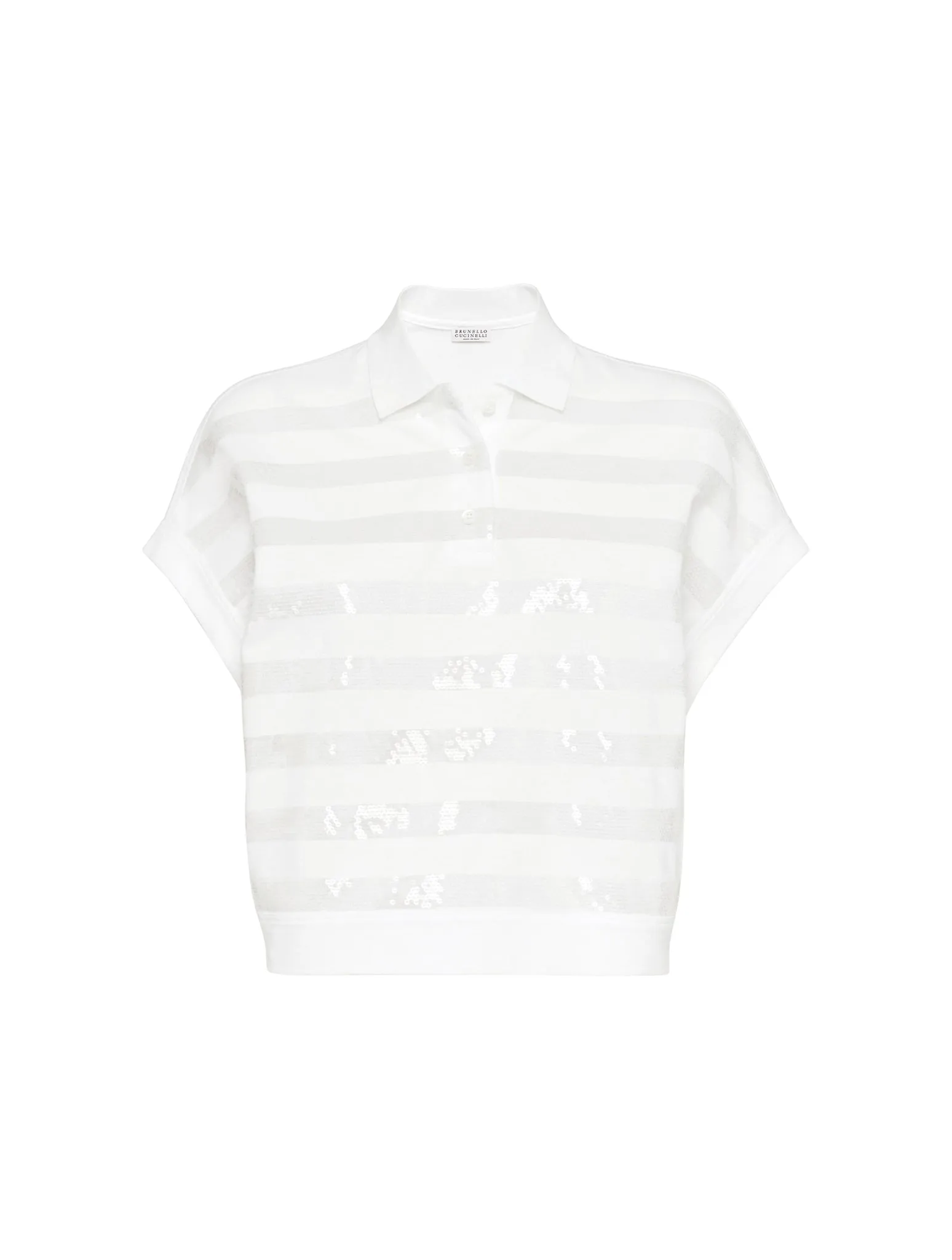 Polo shirt with sequins