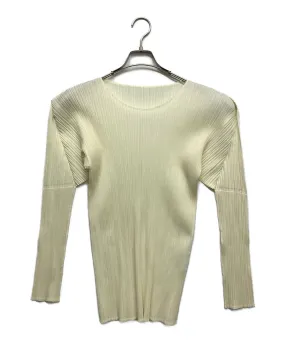 [Pre-owned] PLEATS PLEASE Pleated blouse blouse Long-sleeved blouse PP04-JK602