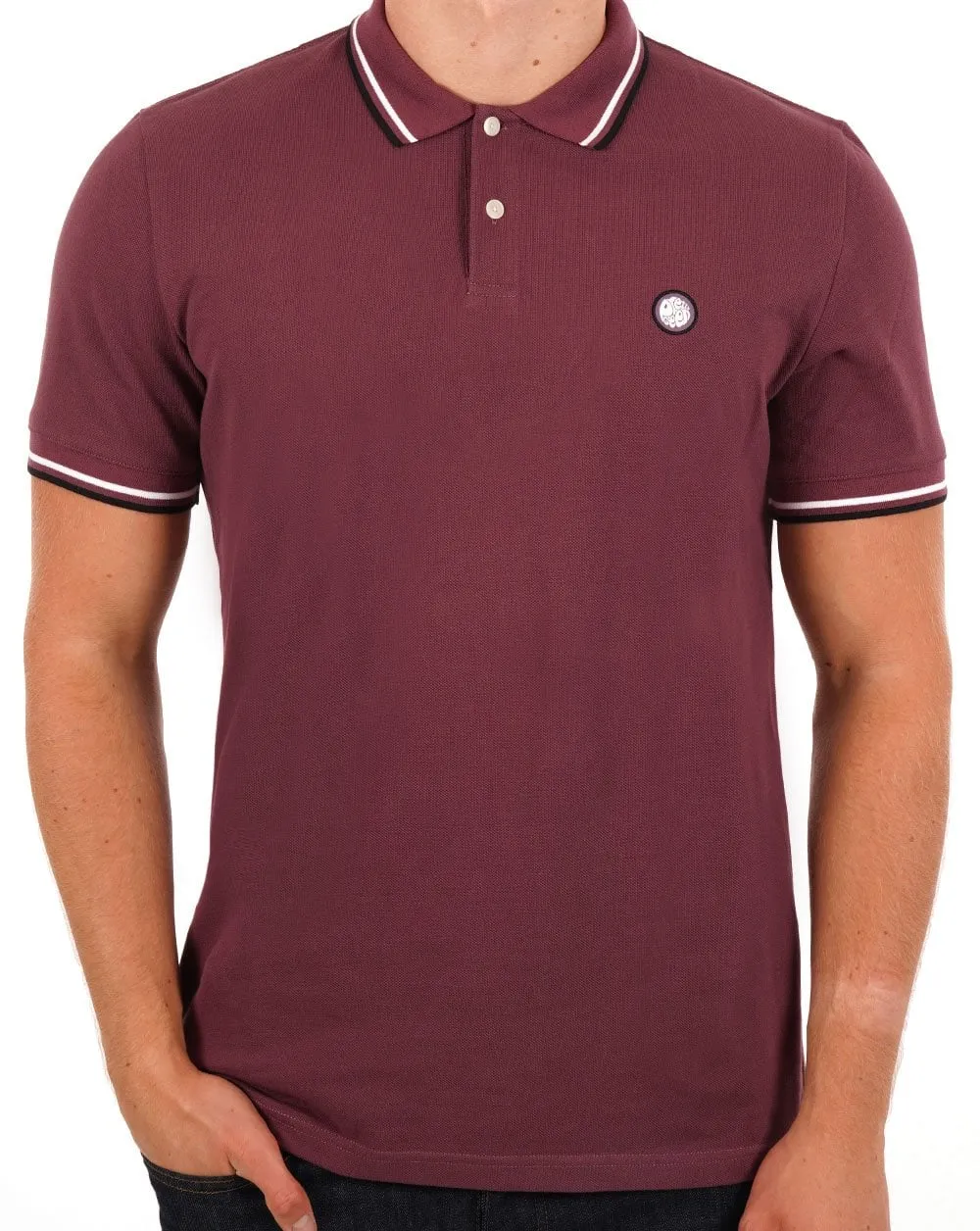 Pretty Green Barton Polo Shirt Purple