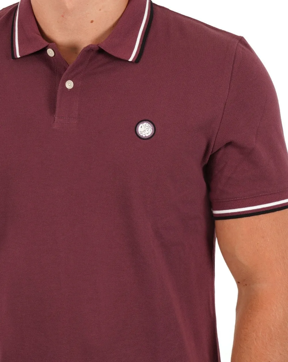 Pretty Green Barton Polo Shirt Purple