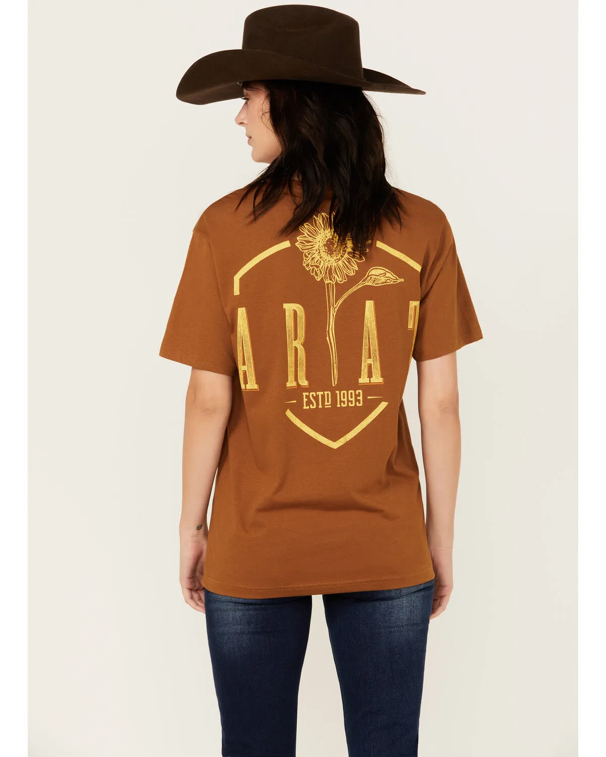 Product Name:  Ariat Women's Sunflower Ariat Short Sleeve Graphic Tee