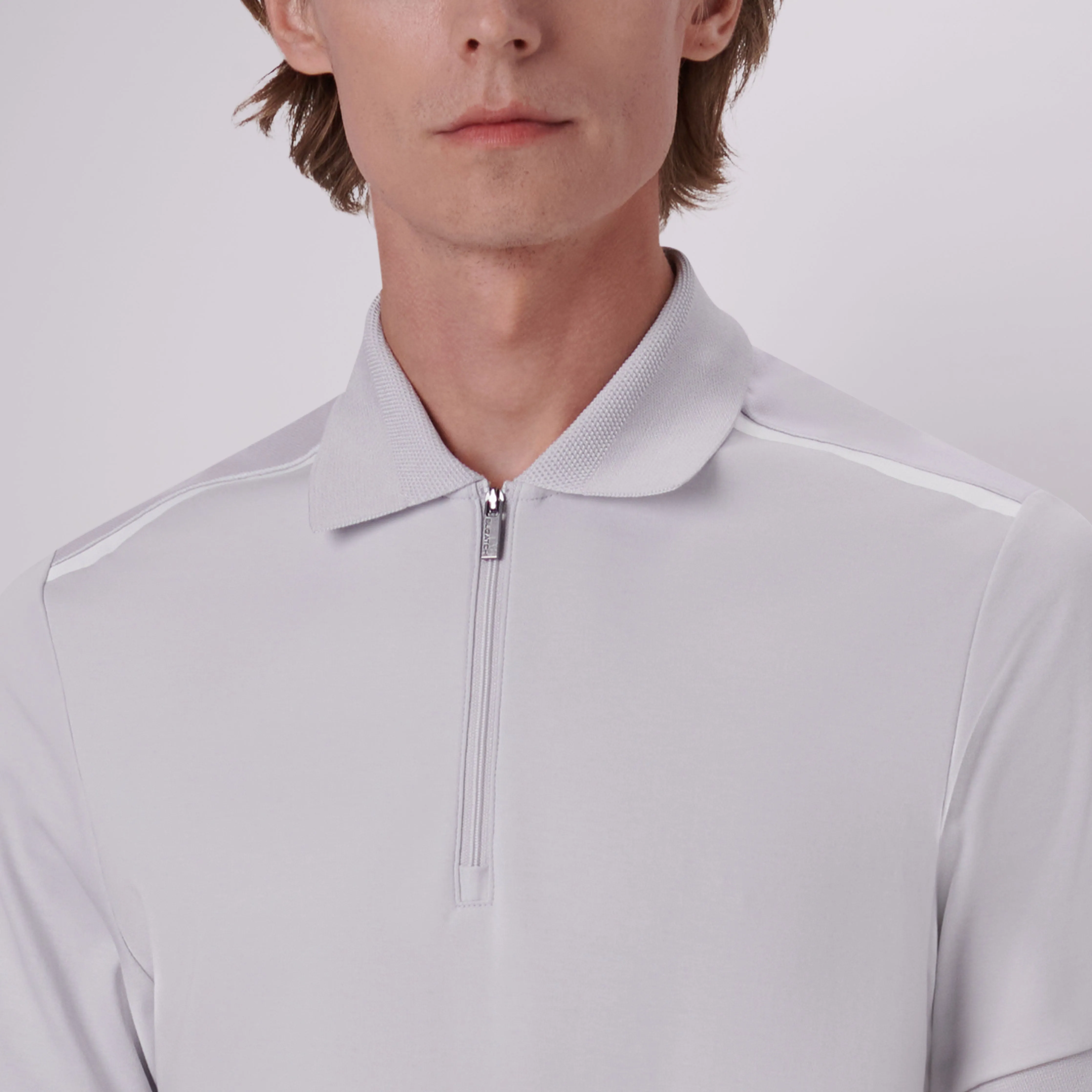 Quarter Zip Polo Shirt