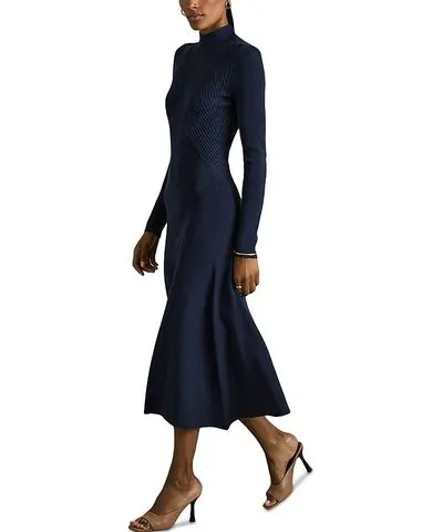 Reiss Hannah Knit Midi Dress