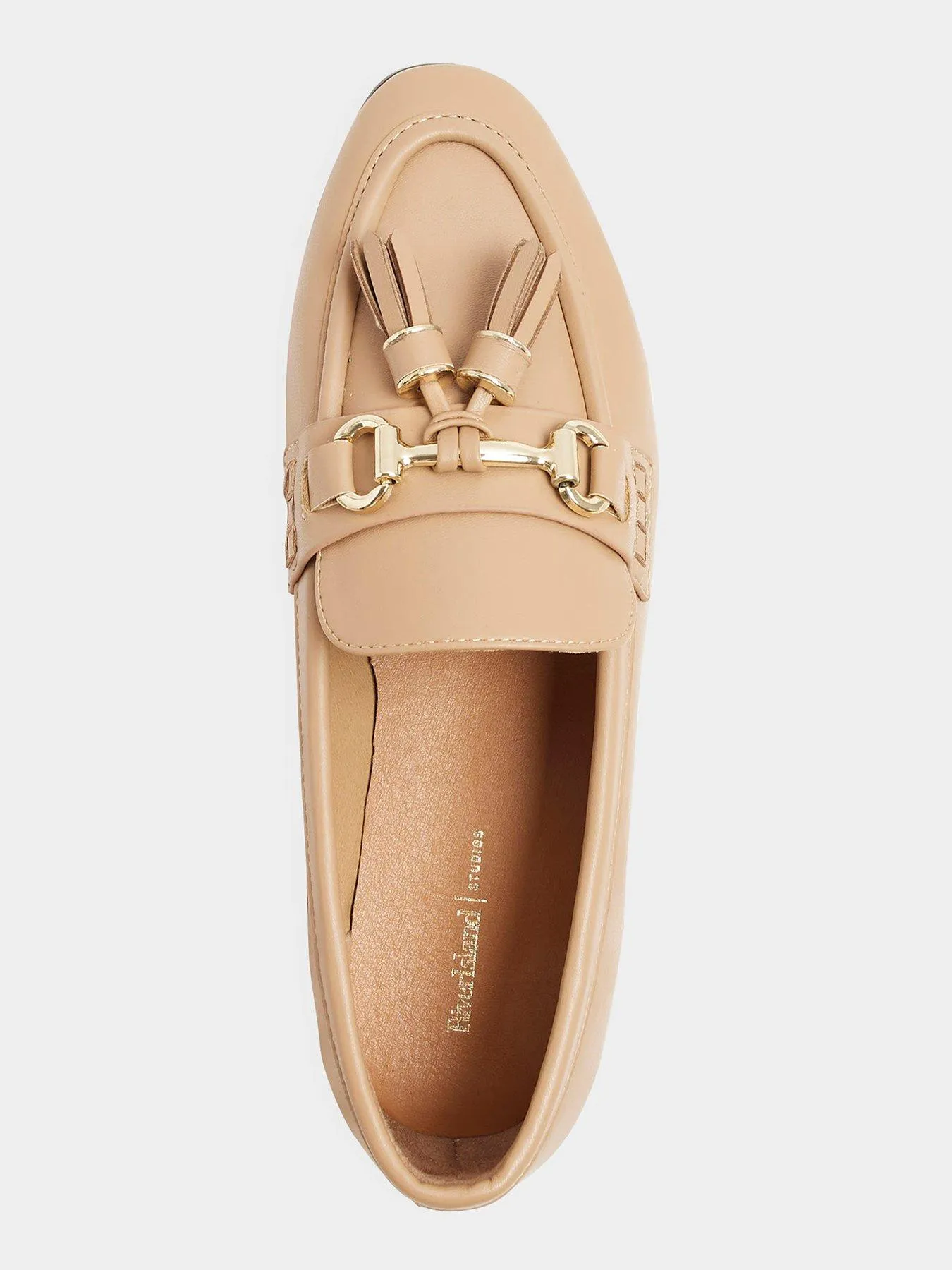 River Island Tassle Snaffle Loafer - Light Brown