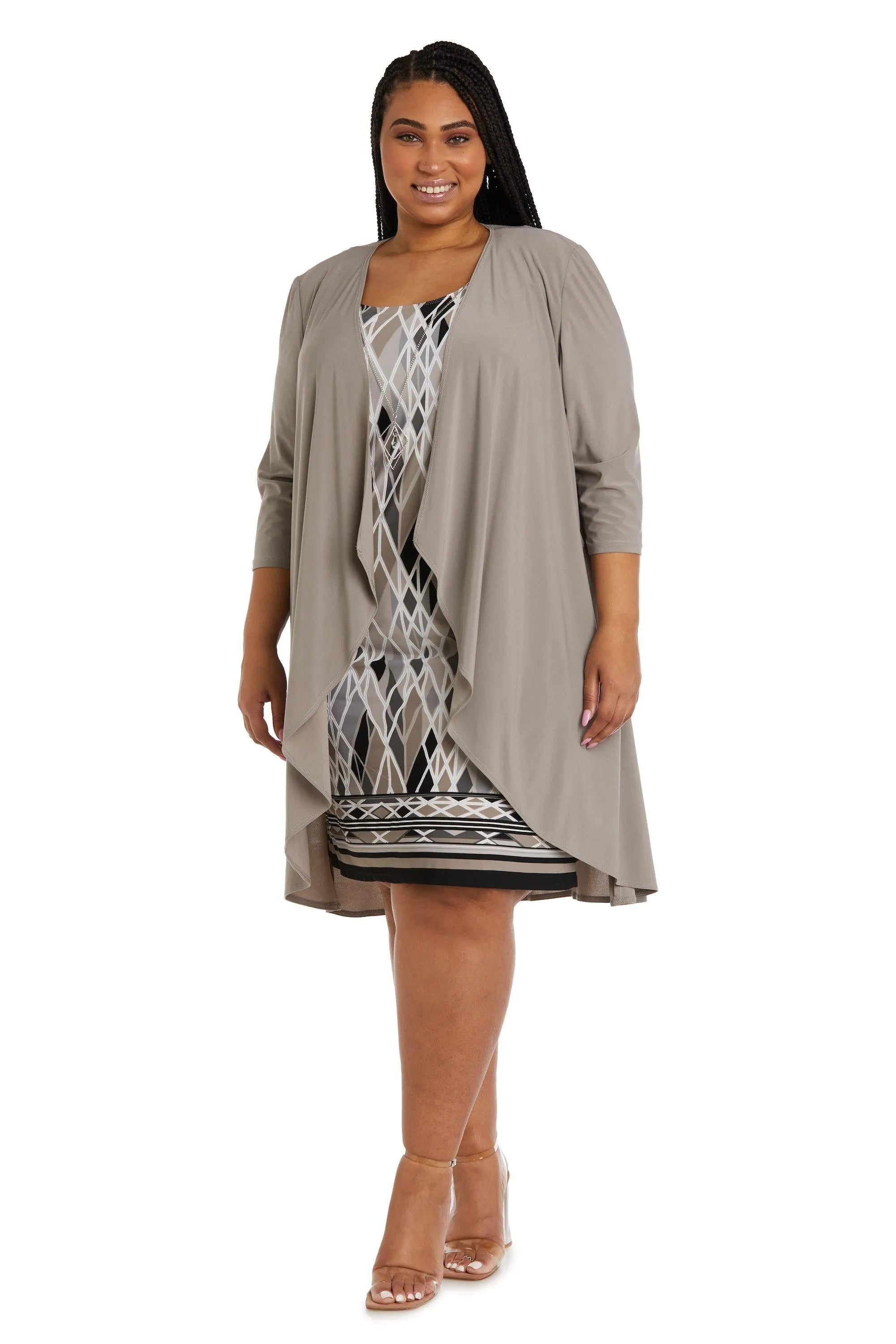 R&M Richards 7987W Short Plus Size Jacket Dress Sale