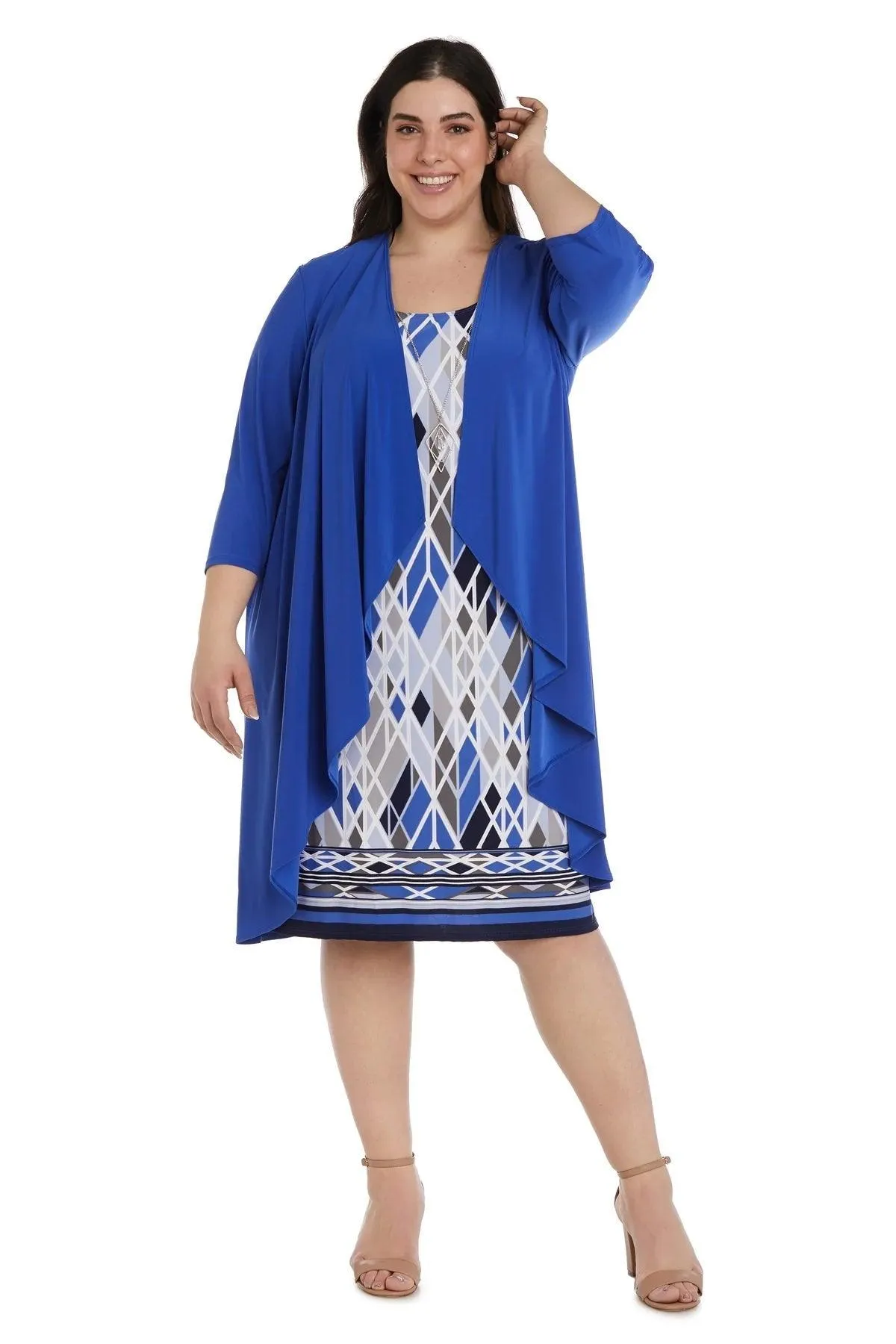 R&M Richards 7987W Short Plus Size Jacket Dress Sale